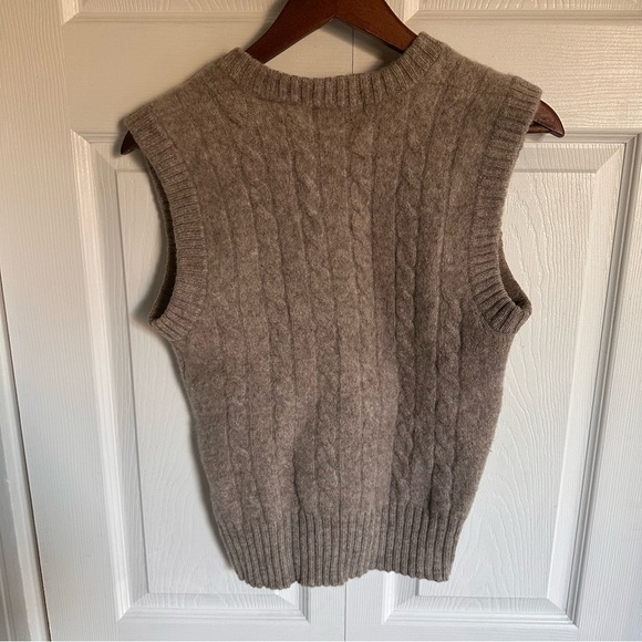 vintage Westchester classics Shetland wool sweater vest for men navy M - Picture 4 of 6